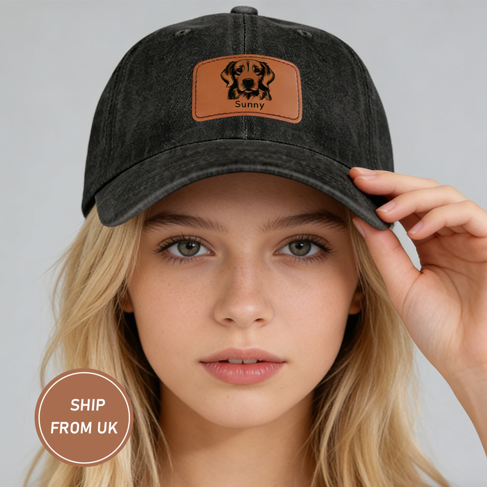 Custom Embroidered Pet Hat: Dog Mom Photo Gift Cap