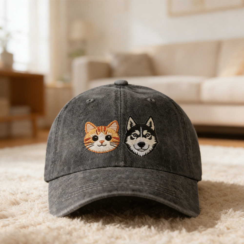 Custom Pet Photo Hat: Ideal Gift for Dog Dad