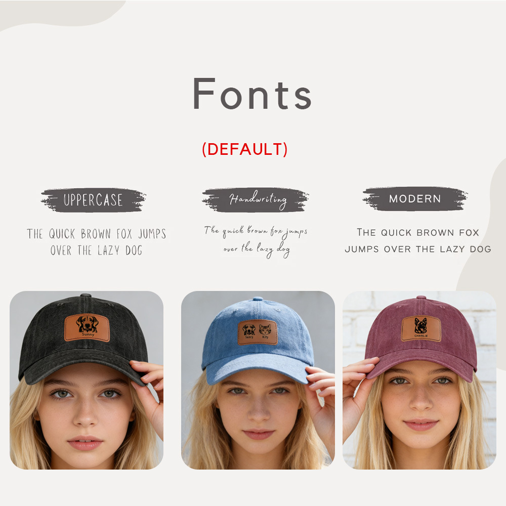 Custom Embroidered Pet Hat: Dog Mom Photo Gift Cap