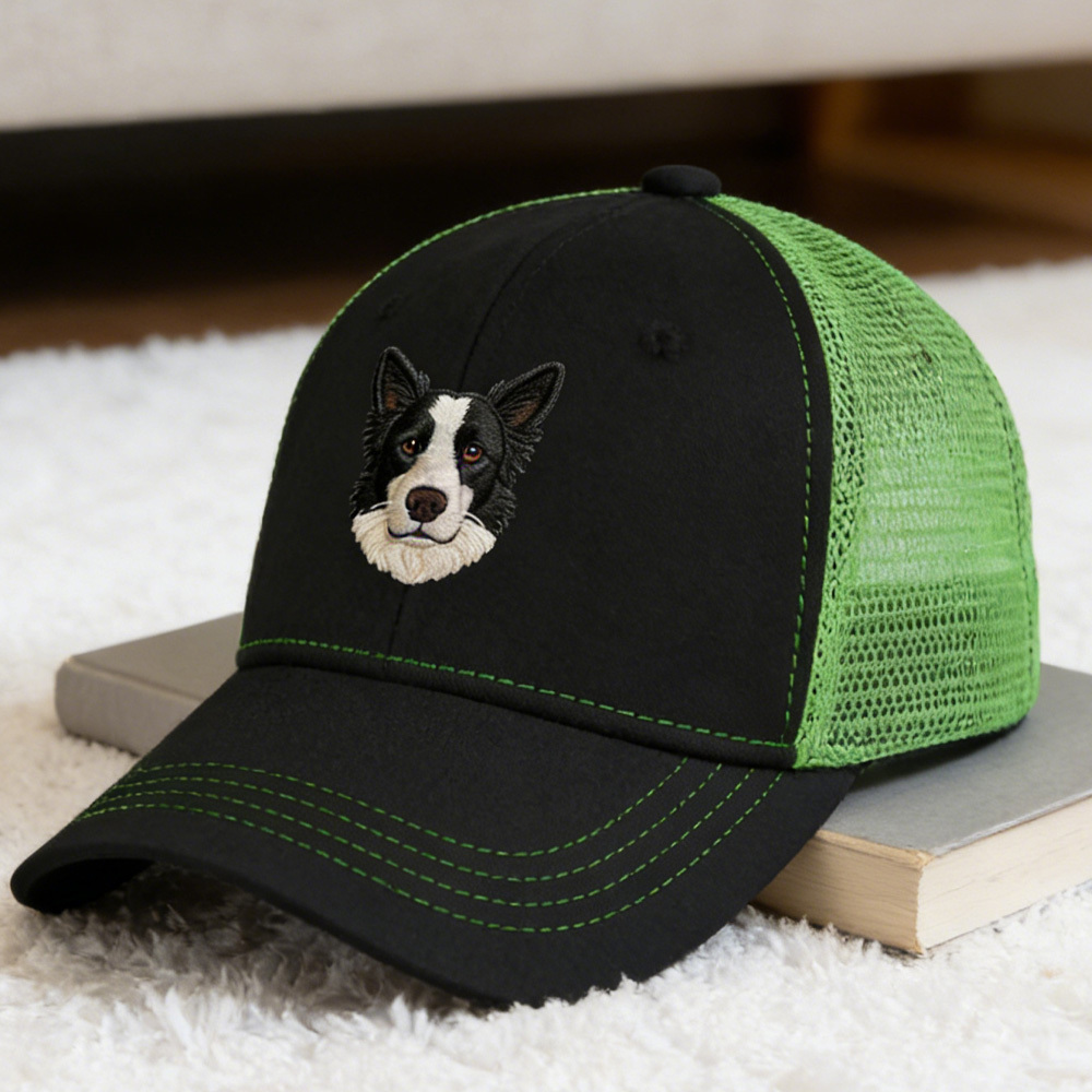 Custom Embroidered Pet Photo Hat: Dog Dad Gift
