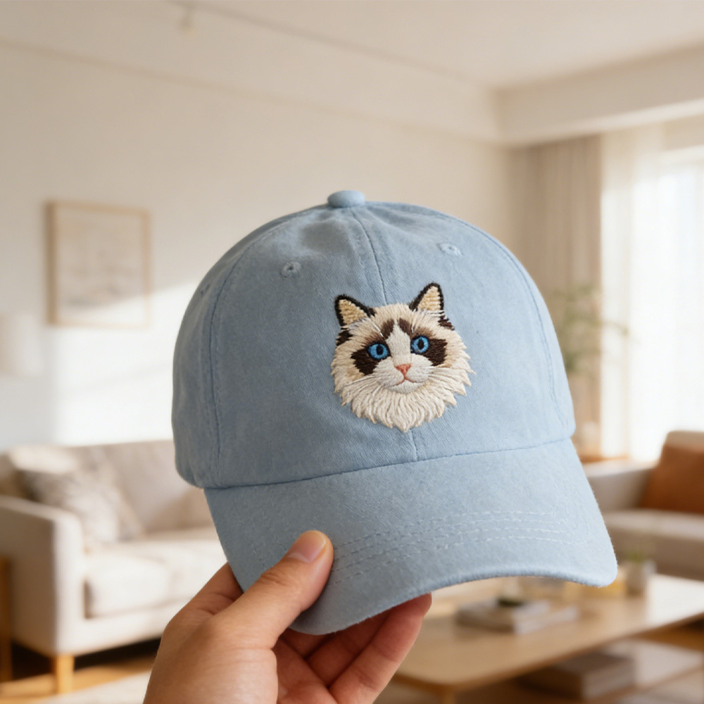 Custom Pet Photo Hat: Ideal Gift for Dog Dad