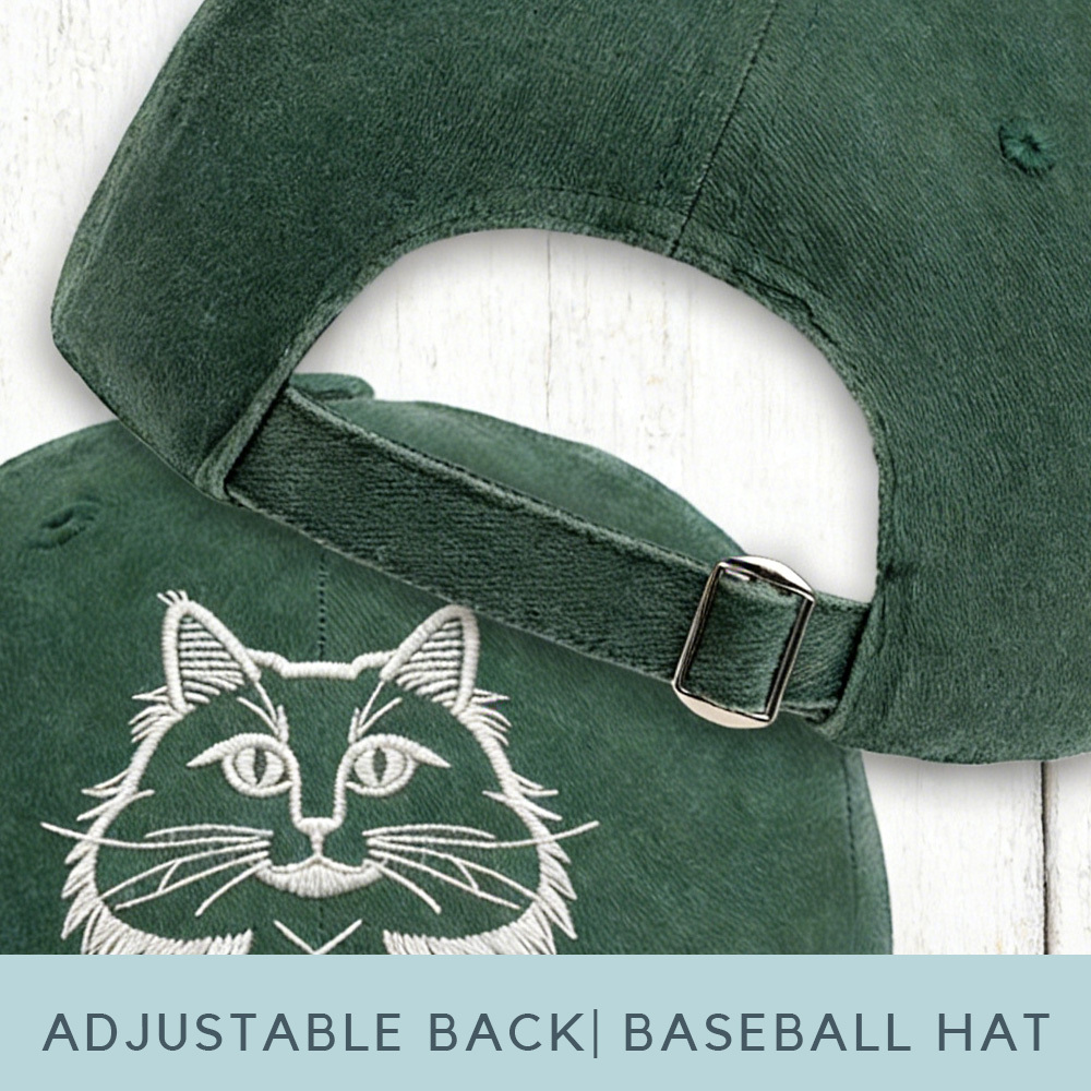 Custom Embroidered Pet Photo Hat: Dog Cat Gift Cap