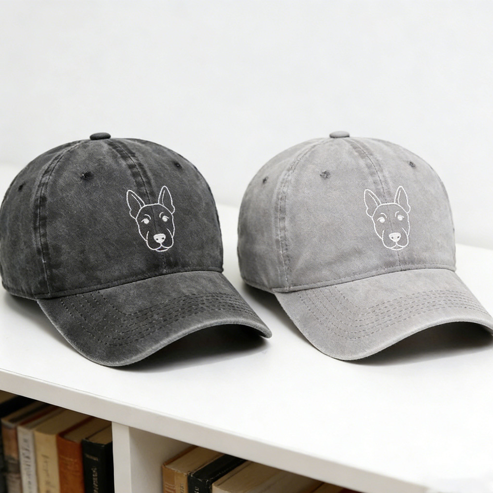 Custom Embroidered Pet Photo Hat: Dog Cat Gift Cap