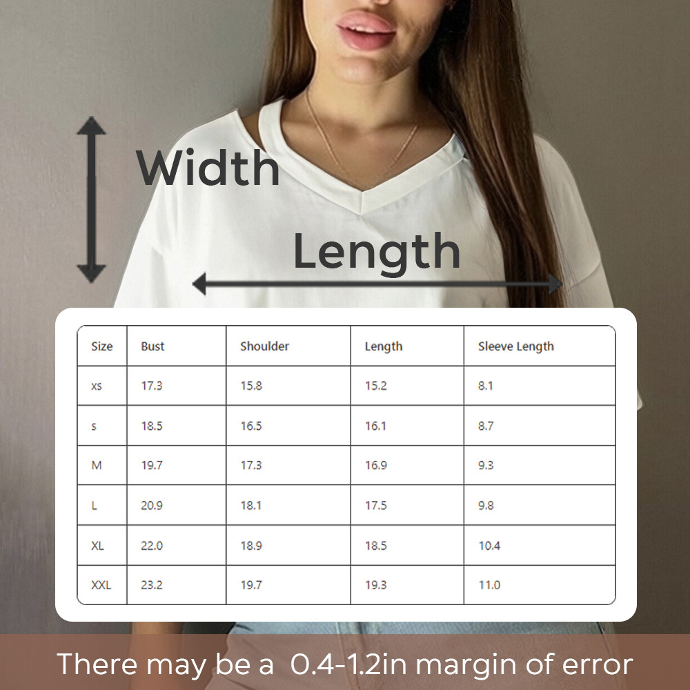 Personalized Summer Cotton V-Neck Crop Cami
