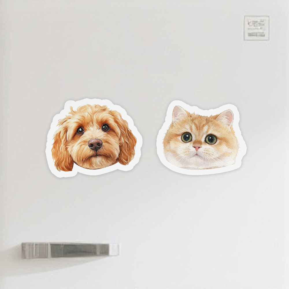 Personalized Dog Cat FridgeMagnet  Pet Photo Magnet | Custom PetPhoto Fridge Magnet Gift