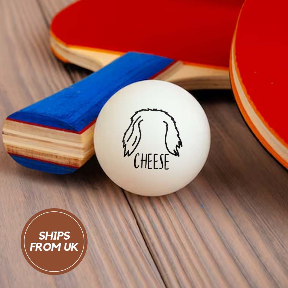 Custom Photo Table Tennis/Beer Pong Ball - 6 Pack |  Personalized Pet Ping Pong Balls