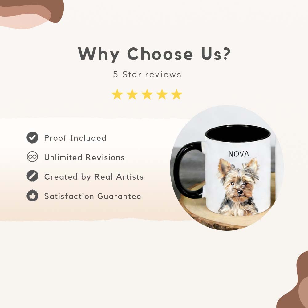 Custom Pet Mug | 11 15oz Personalized Dog Cat Coffee Cup |  New Pets Gift Mug