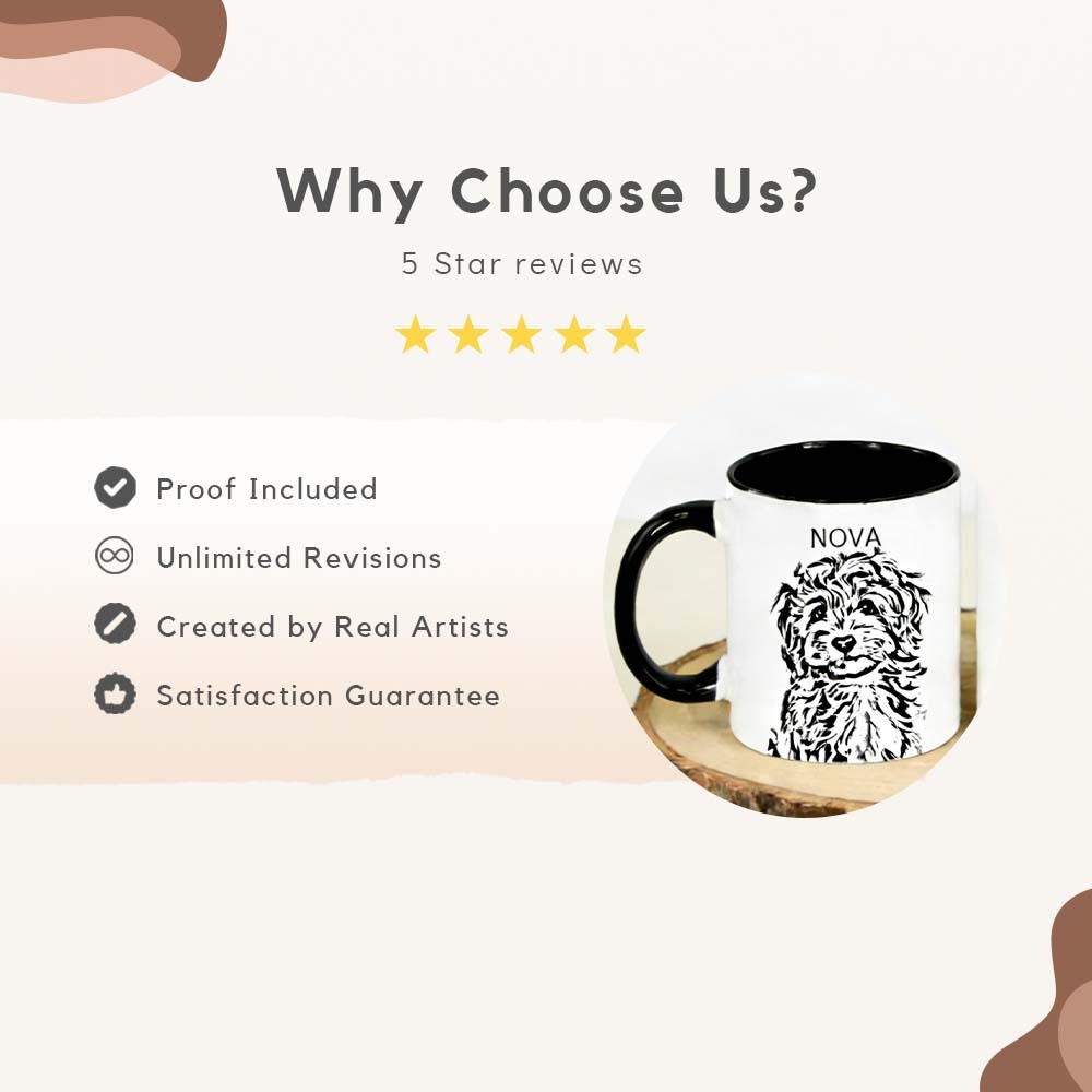 Personalized Dog Cat Coffee Cup | Custom Pet Mug | 11 15oz  New Pets Gift Mug