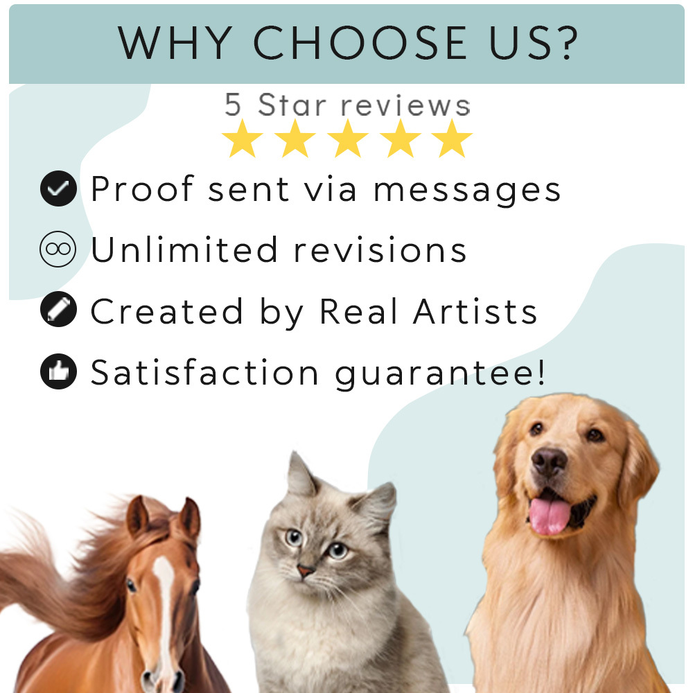 4PCS Custom Pet Print Linen Table Mat Waterproof Heat-Resistant