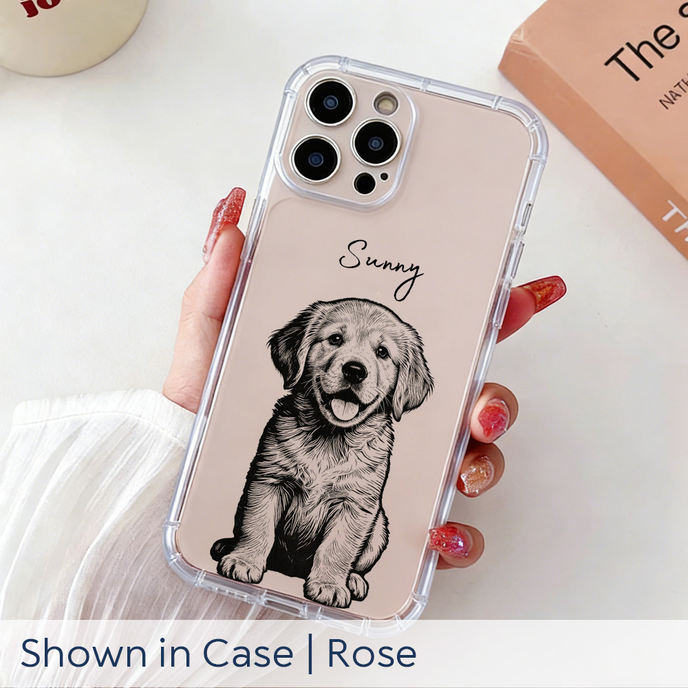 Personalized Dog Cat pet iPhone Case Thick TPU Anti-Slip