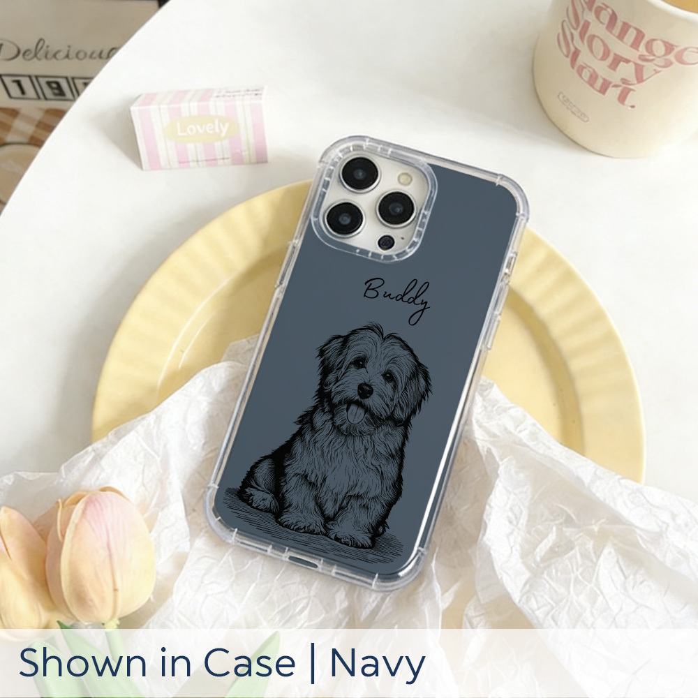 Personalized Dog Cat pet iPhone Case Thick TPU Anti-Slip