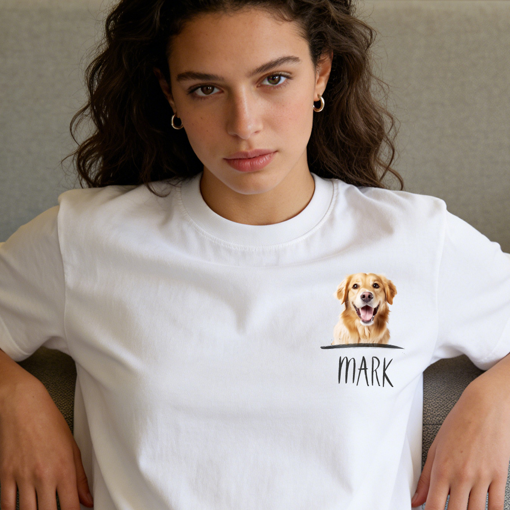 Personalized Dog & Cat Shirt, CustomDog T-Shirt for Humans, Custom Pet Shirt.