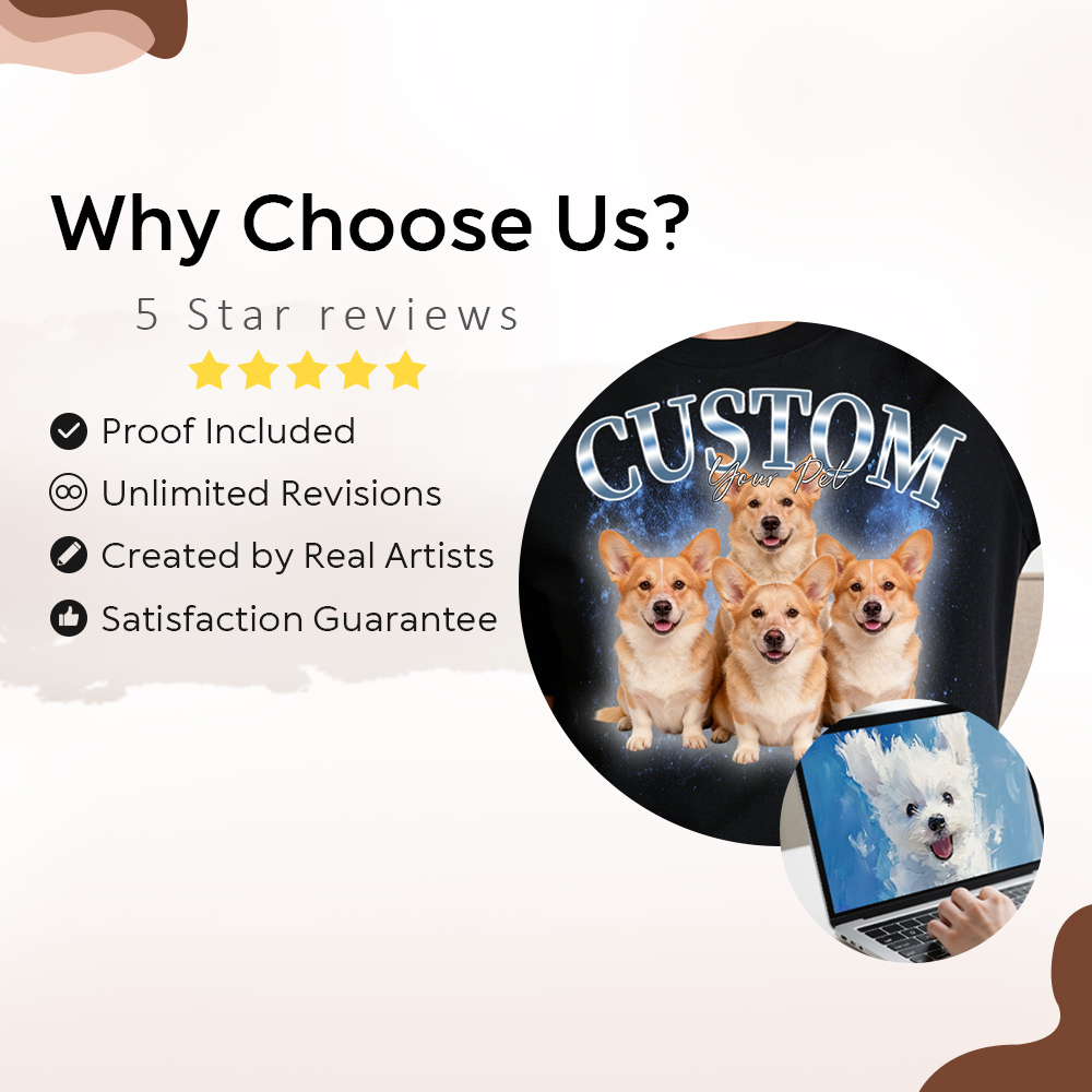 Custom Vintage 90's Pet Shirt - Personalized Dog Cat T-Shirt for Humans | Pet Lover Gift