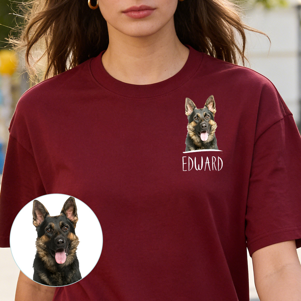 Personalized Dog & Cat Shirt, CustomDog T-Shirt for Humans, Custom Pet Shirt.