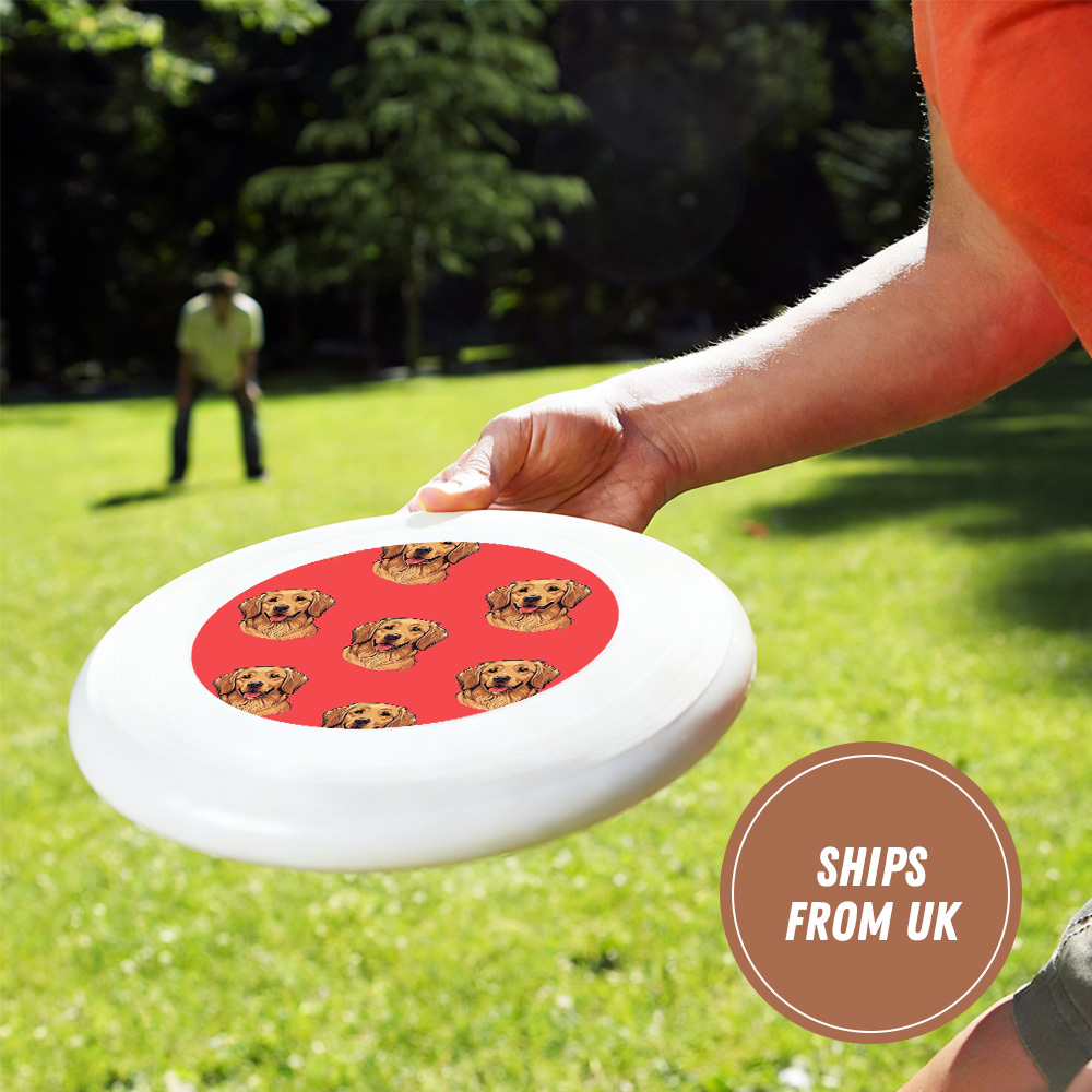 Personalized Dog Cat pet PE Disc: Adult Kids Outdoor Boomerang Toy