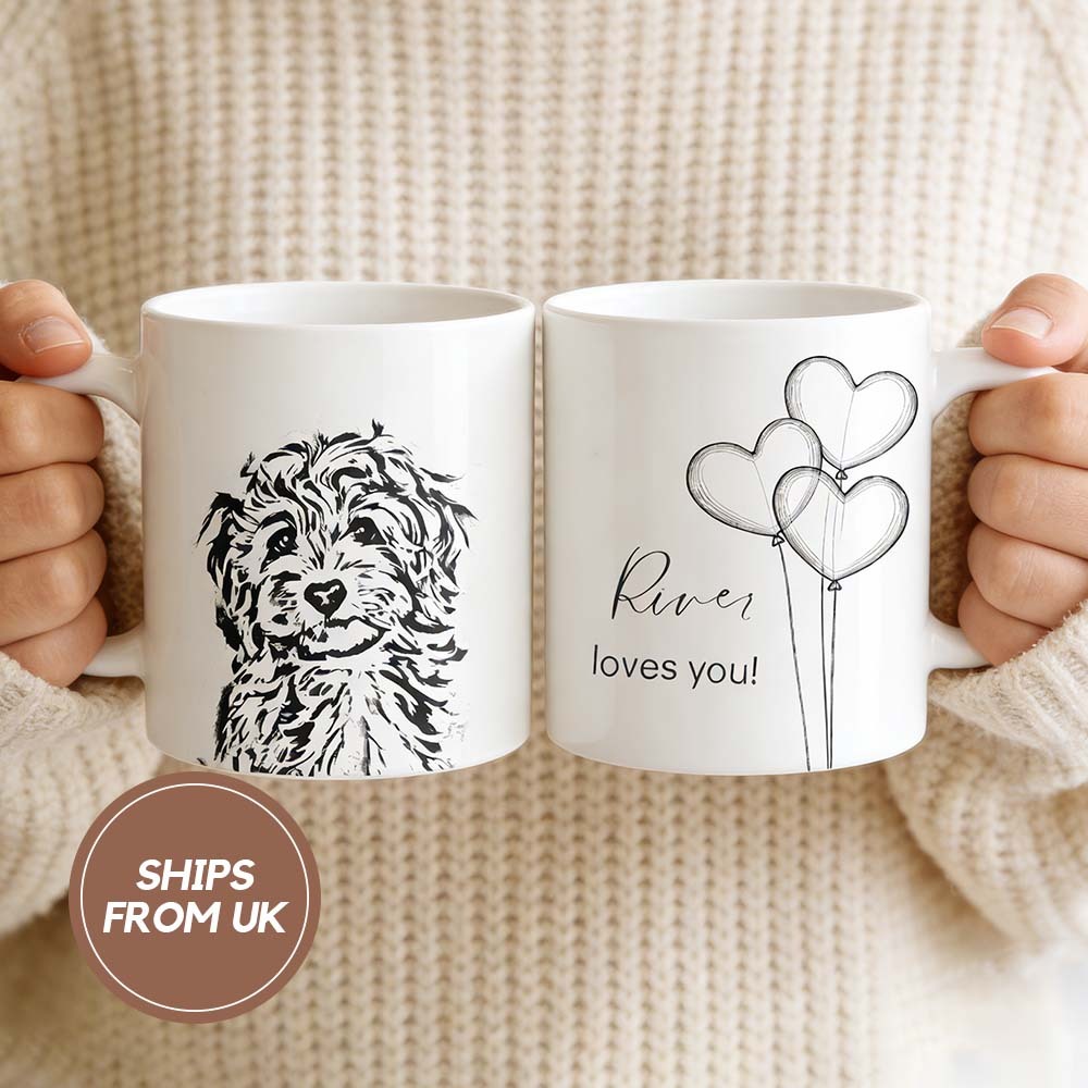 Custom Pet Photo Name Dog Cat Coffee Cup Personalized Pet 11 15ozMug