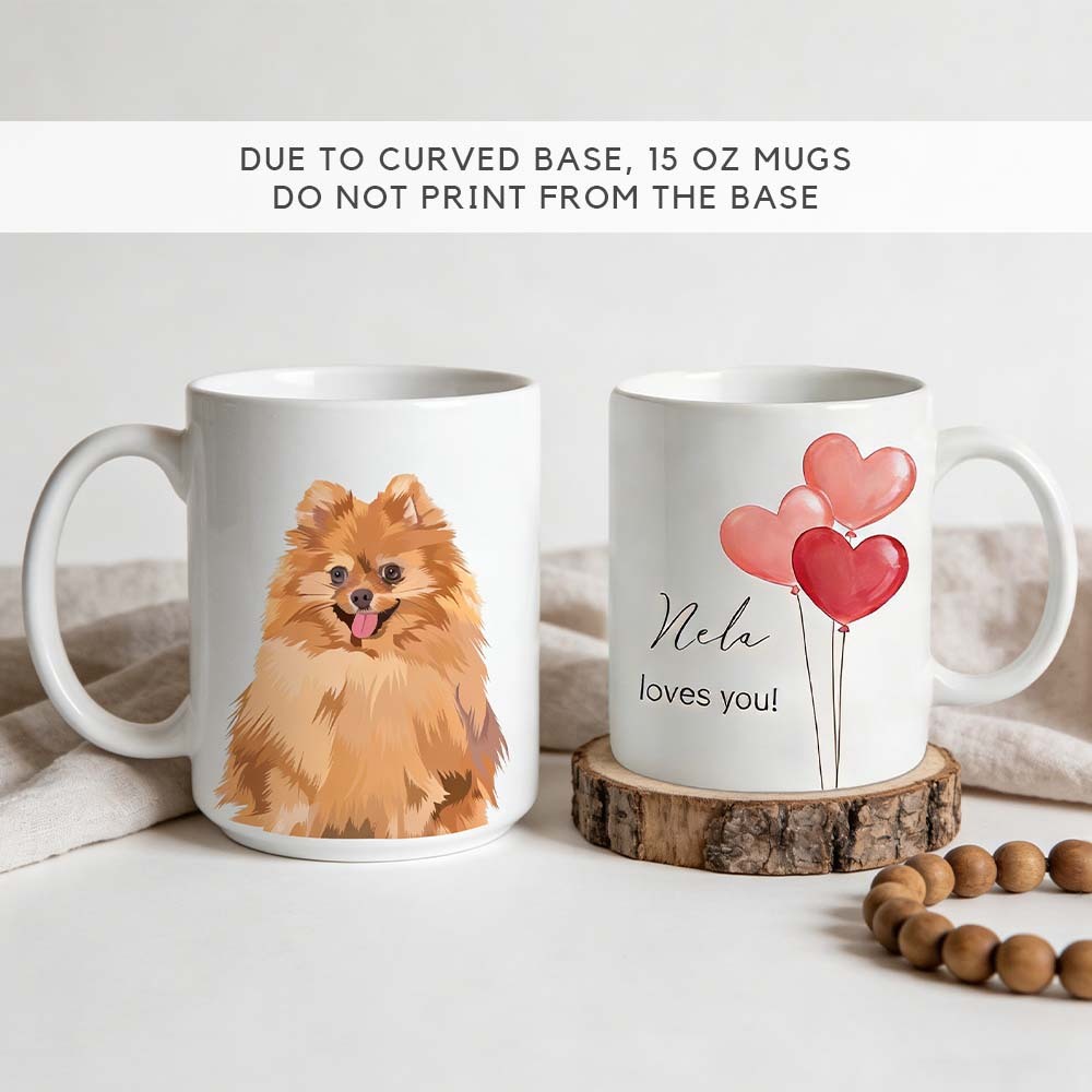 Personalized Pet 11 15ozMug Custom Pet Photo Name Dog Cat Coffee Cup