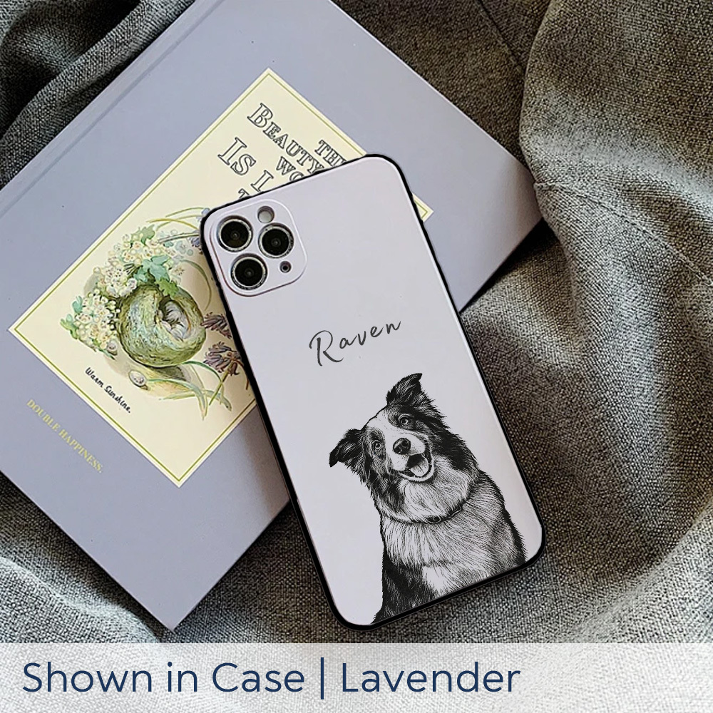 Personalized Dog Cat  pet Matte iPhone Case Anti-Drop
