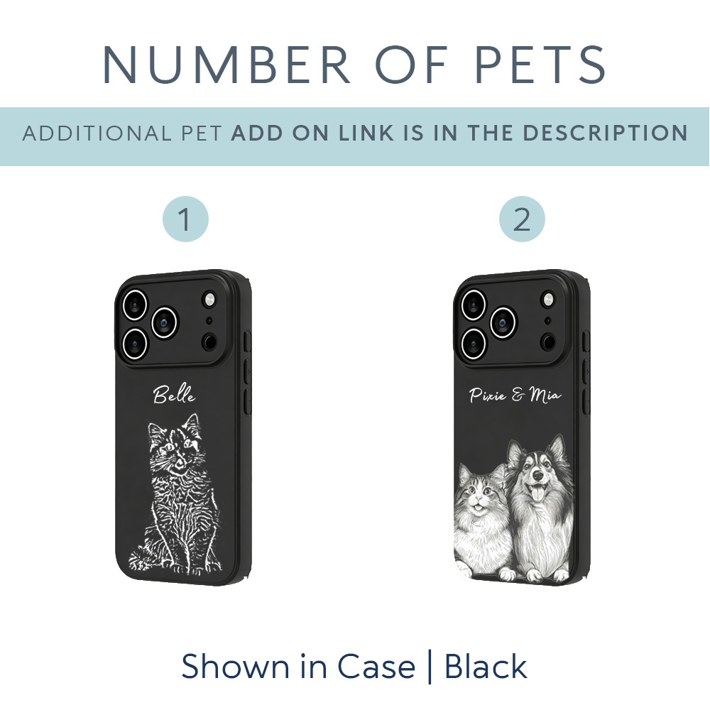 Personalized Dog Cat  pet Matte iPhone Case Anti-Drop