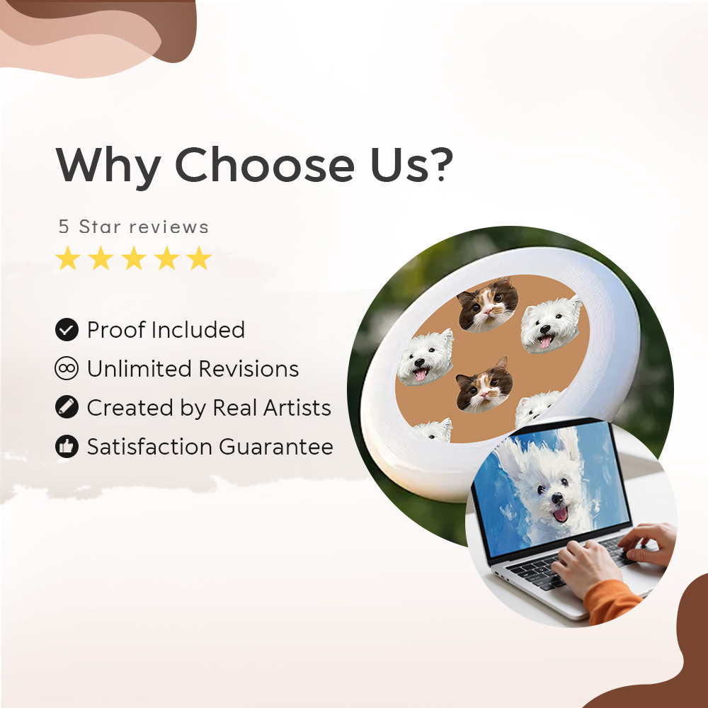 Personalized Dog Cat pet PE Disc: Adult Kids Outdoor Boomerang Toy