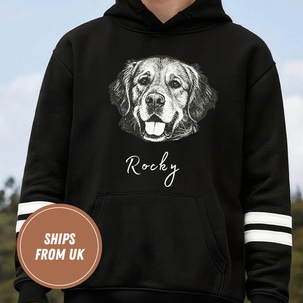 Personalized Dog Cat Fashion Pullover Long Sleeve Hoodie