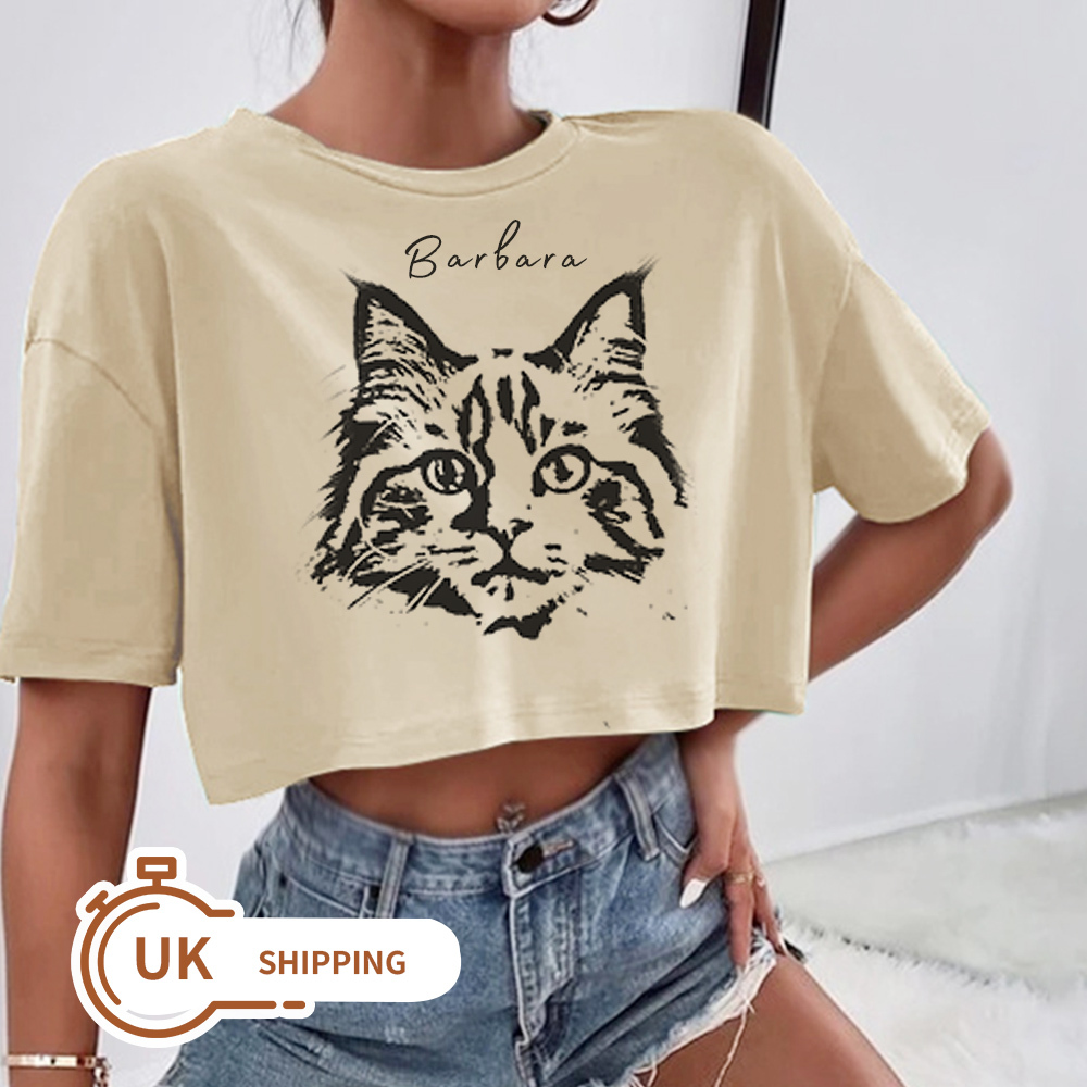 Personalized Cat Dog Shirt| Personalized Pet T-Shirt for Humans | Custom Pets Tee