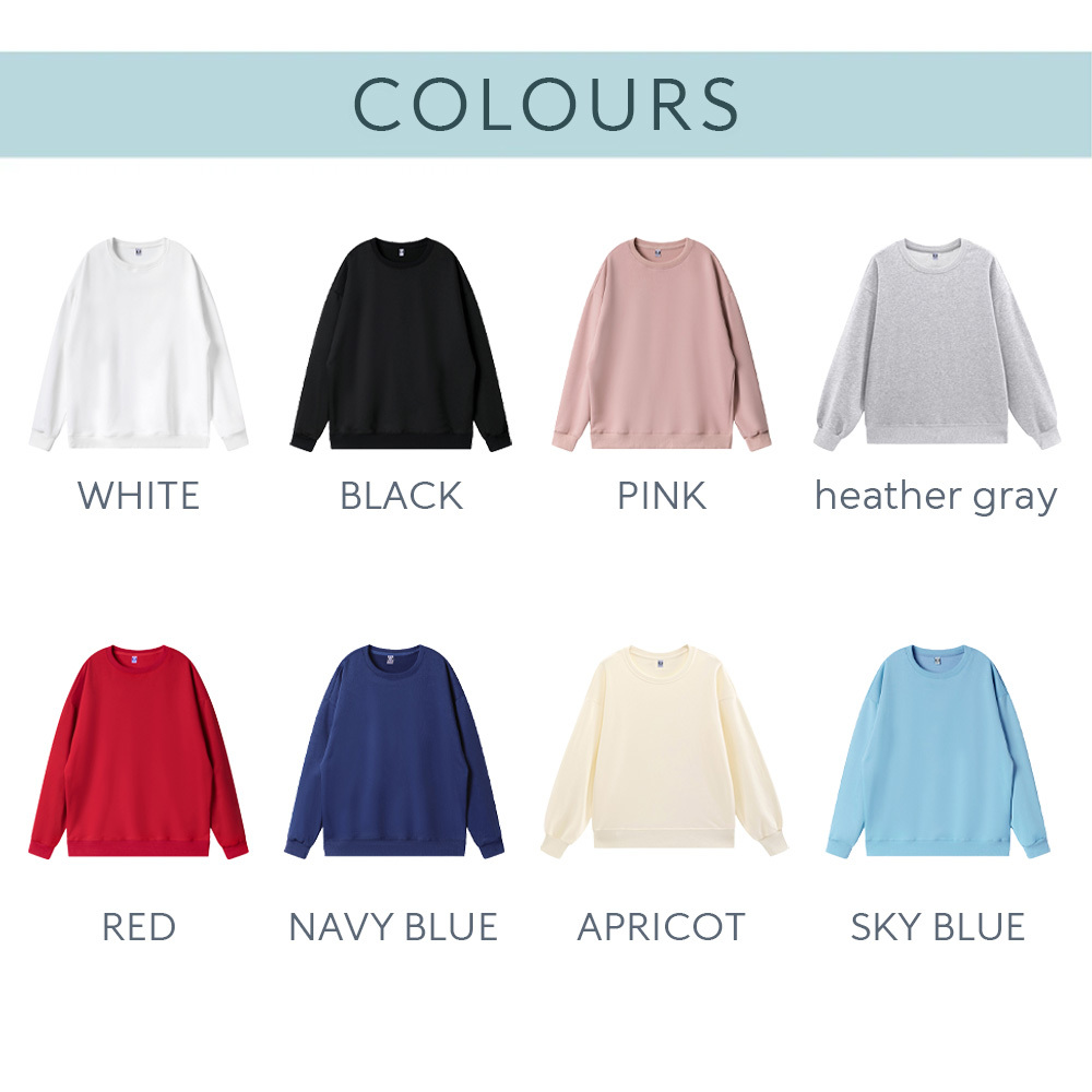 Personalized Dog Cat pet Unisex Thin Crew Neck Sweatshirt