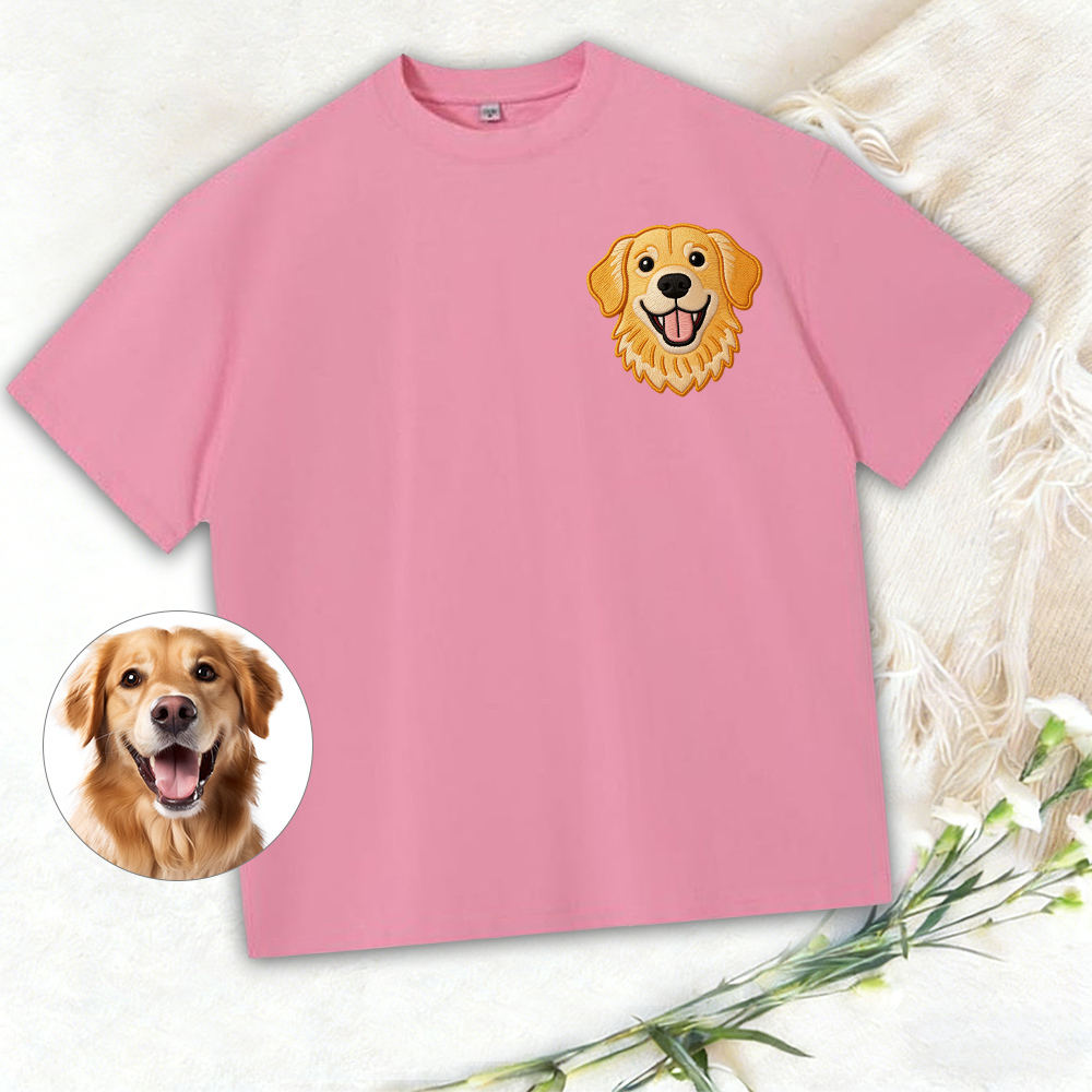 Personalized Cat Dog Shirt | Custom Embroidered Pet Shirts Personalized Pets Tee