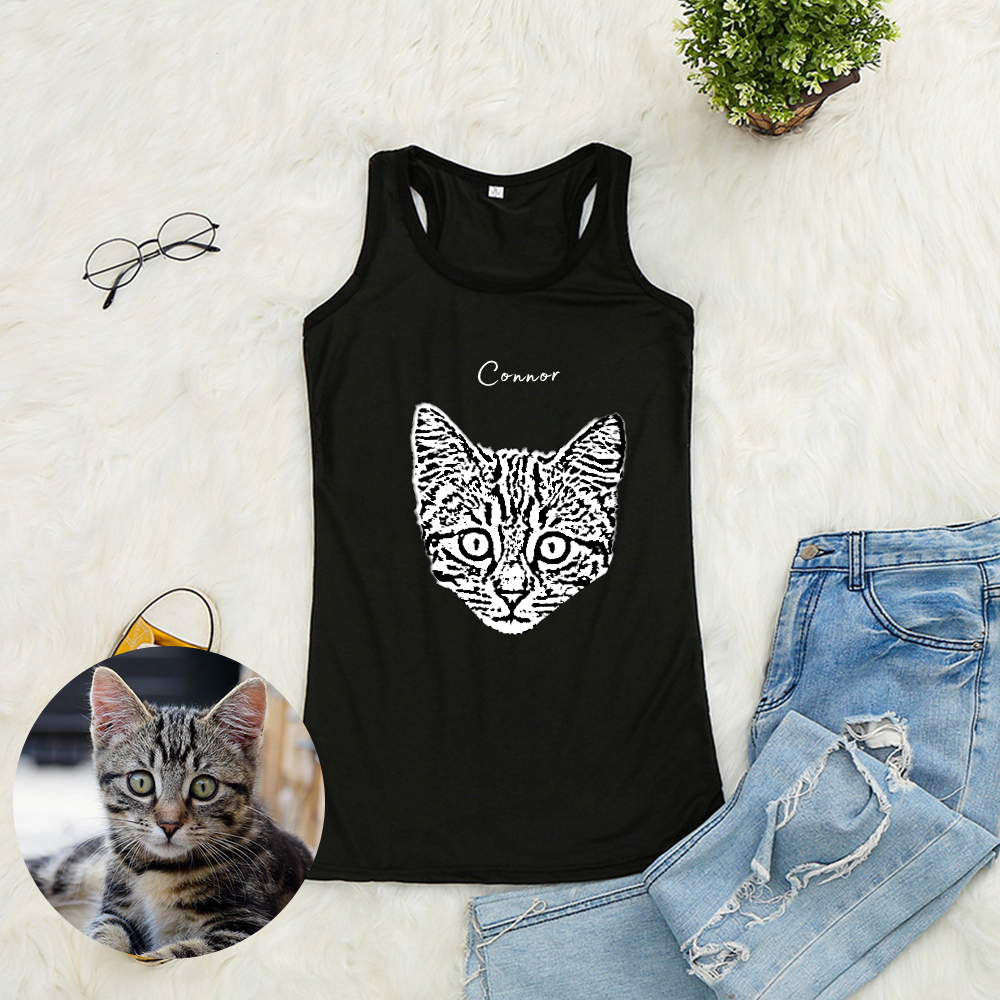 Custom Pet Shirt Using Pet Photo + Name  Personalized Dog T Shirts