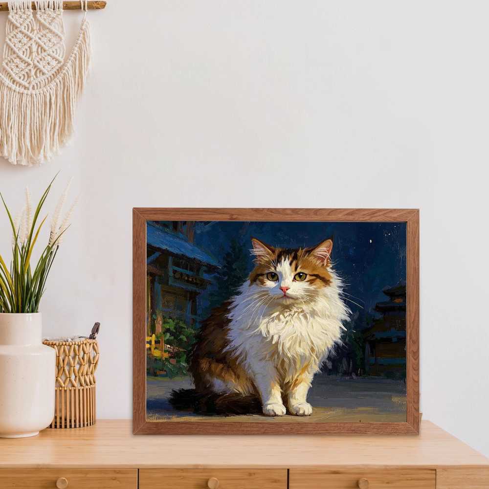 Custom Van Gogh Dog Portrait, Personalized Dog Oil Painting Print, Whimsical Pet Wall Art, Dog Lover Christmas Gift, Custom , Pet Loss Gift