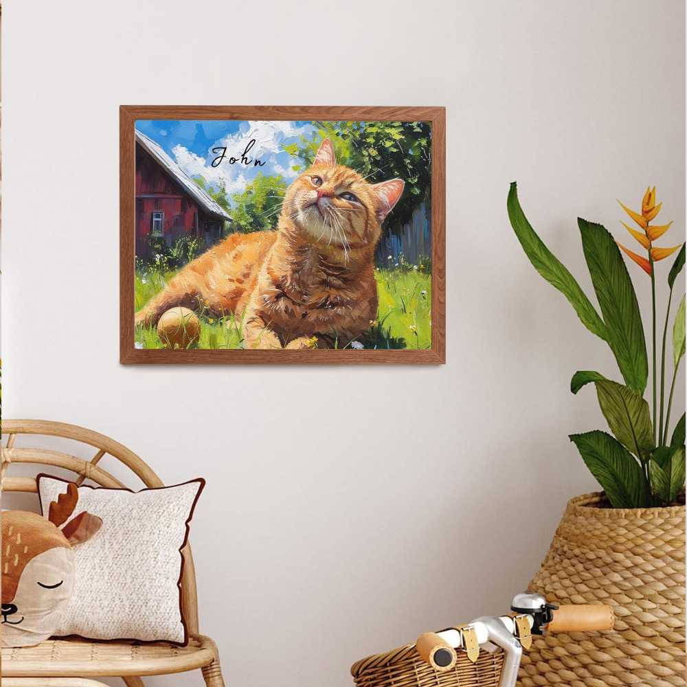 Custom Van Gogh Dog Portrait, Personalized Dog Oil Painting Print, Whimsical Pet Wall Art, Dog Lover Christmas Gift, Custom , Pet Loss Gift