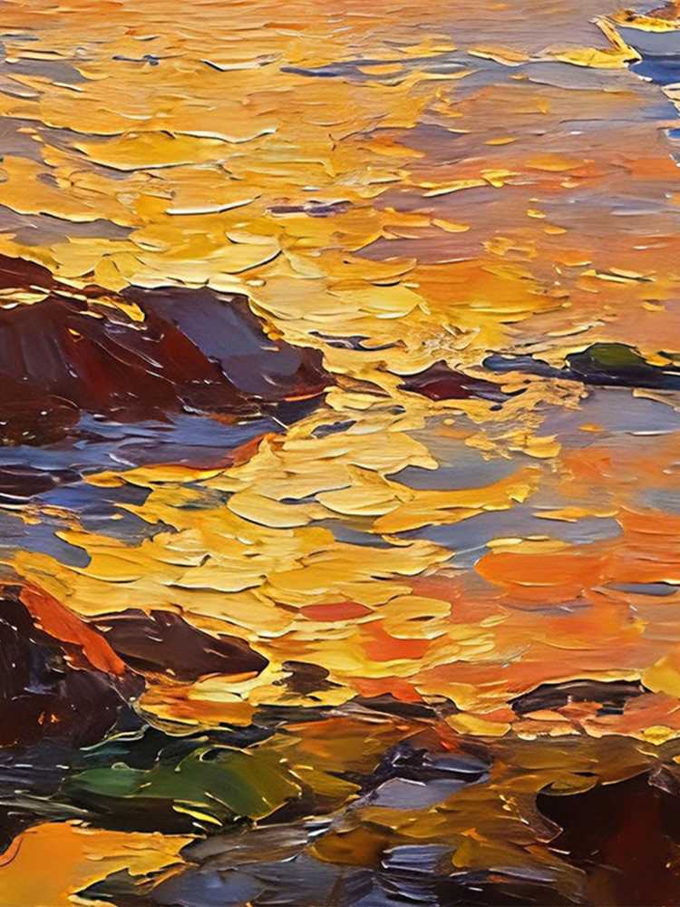 Original Hand-Painted Sailboat Sunset Oil Painting, Framed Coastal Wall Art