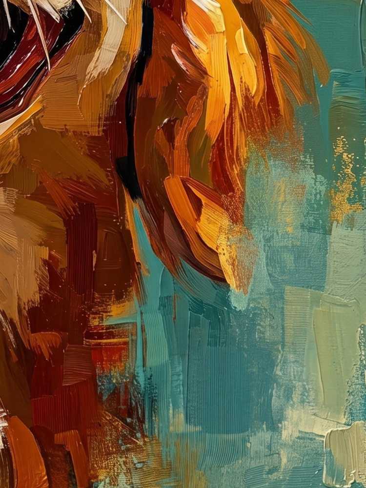 Oil Painting Dog Portrait Framed Laughing Happy Golden Retriever Impasto Solid Wood Frame Mini Desk Wall Decor Animal Lover Gift