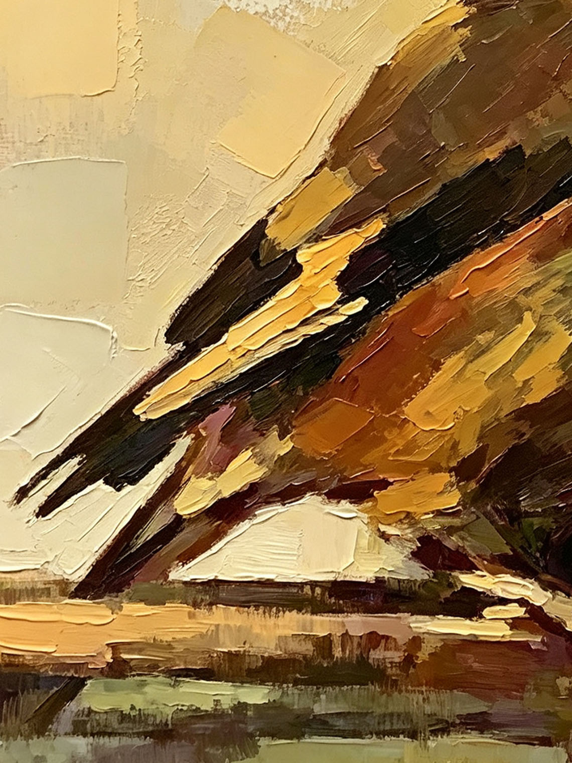 Small Bird On Branch custom oil painting from photo, gift for friend, Size 4"×4"