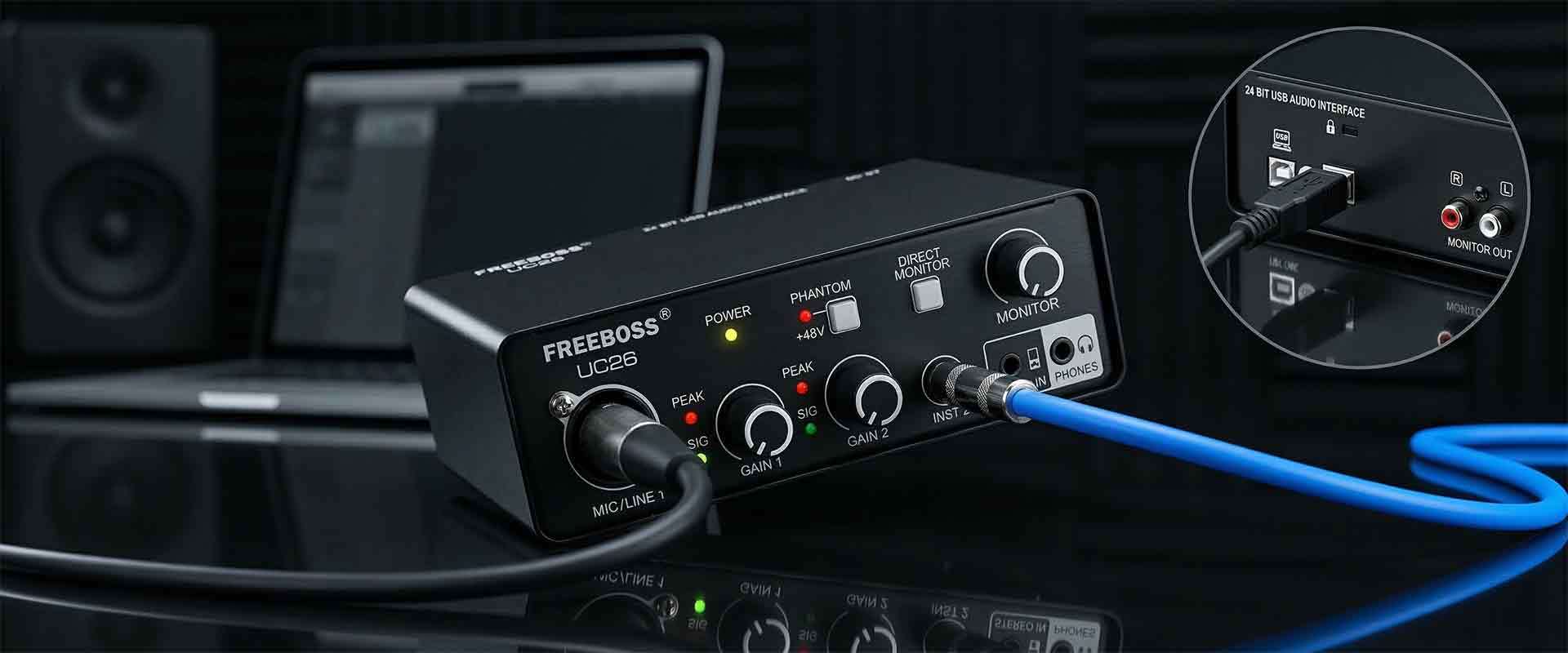 Soundcard 2 Input & 2 Output