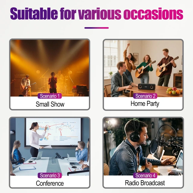 Lomeho 6 Channels Audio Mixer Bluetooth 320 DSP Effects Separately 48V USB Mixing Console Small Show Party Sound Table AM-UM6