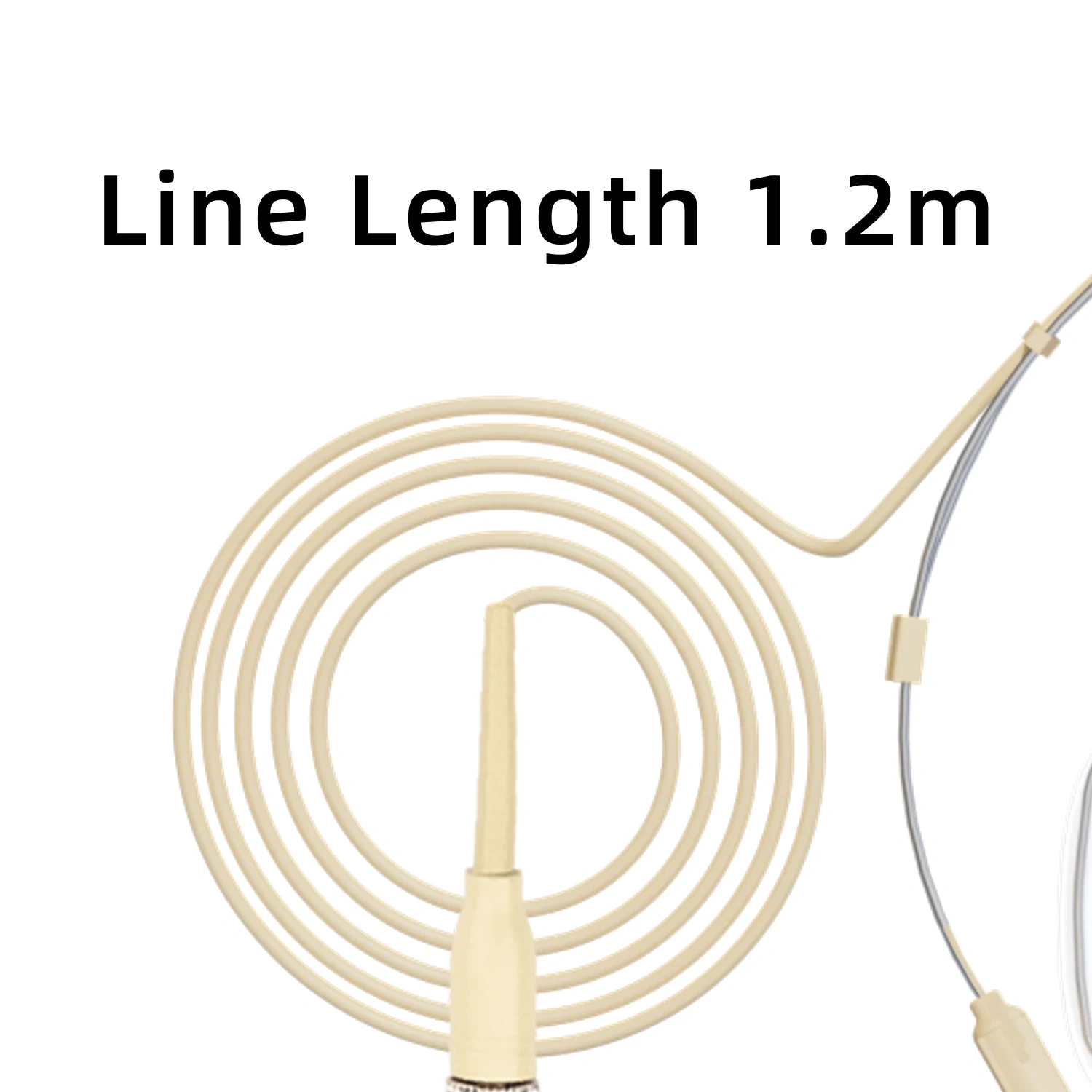 3 Pin 4 PIN Double Earhook Headband Headset Microphone 3.5mm Foldable Omnidirectional Electret Wired Headworn Mic HM-52S2