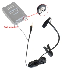 FREEBOSS Saxophone Microphone 3.5mm 3 Pin 4 PIN Trumpet Horn Trombone Clarinet Instruments Mic for Bodypack Transmitter IM-20-K