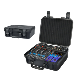 TEYUN 8 Channels Audio Power Mixer 48V USB Bluetooth  Mixing Console 2*200W 24 DSP Effects Sound Table with Amplifier PGA82