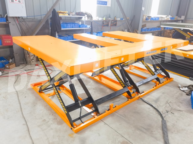E Shape Scissor Lift Table