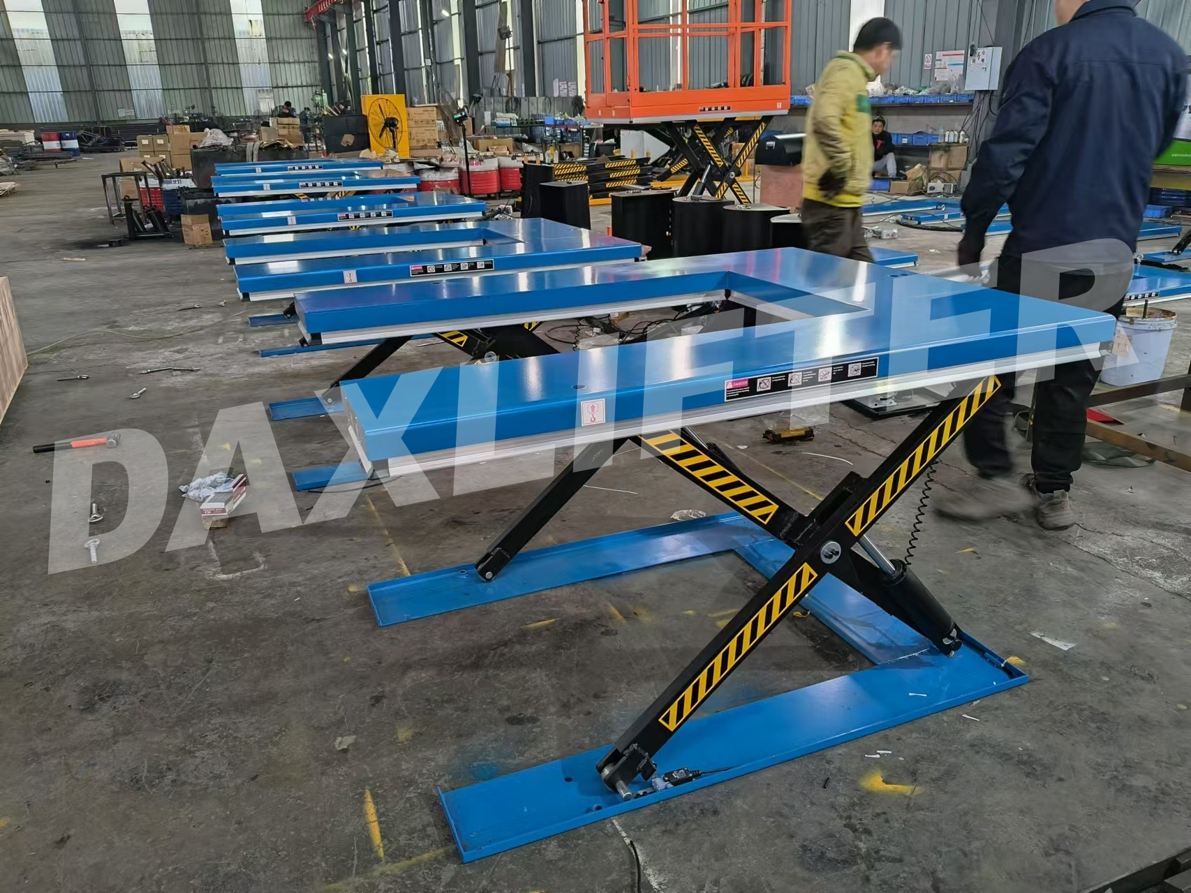 U Shape Scissor Lift Table