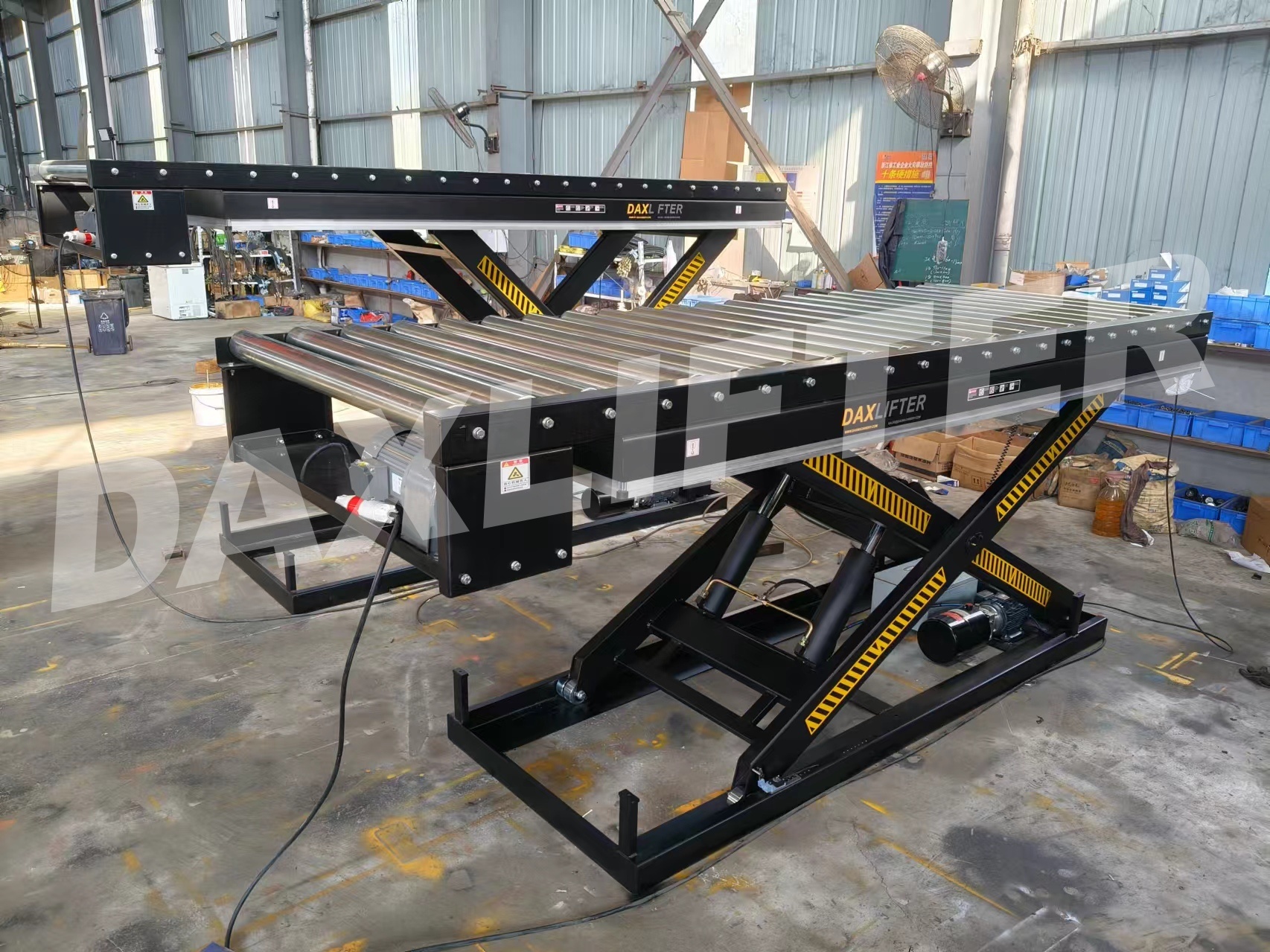 Roller Scissor Lift Table
