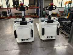 5-тонная тяжелая белая ручная тележка для поддонов | DAXLIFTER Industrial Solutions