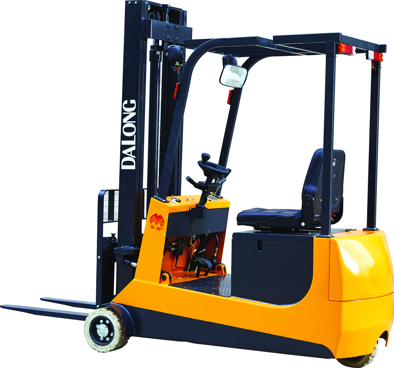 3-Wheel Seated Electric Counterbalance Forklift 1000kg 1300kg 1500kg With EPS Power Steering