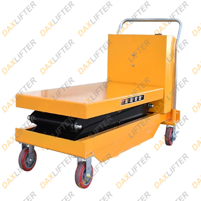 DF Series Mobile Electric Hydraulic Scissor Lift Table | Battery Lift Cart for Warehouse Material Handling