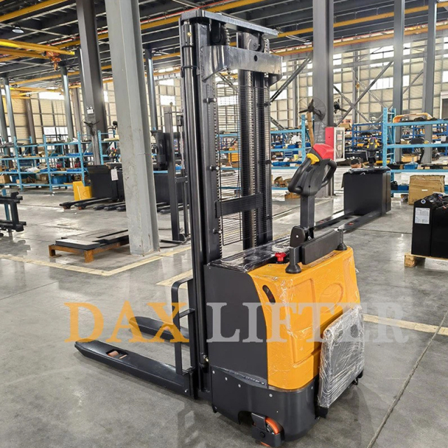 DAXLIFTER CDD-20 Pedestrian Standing Electric Pallet Stacker 1500/2000kg Warehouse Stacking Forklift