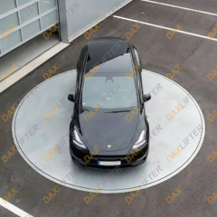 DAXLIFTER Electric Car Turntable 3m-6m 360 Degree Rotating Vehicle Rotary Platform Custom Load 0-10T Auto Revolving Display Turntable for Garage & Car Showroom