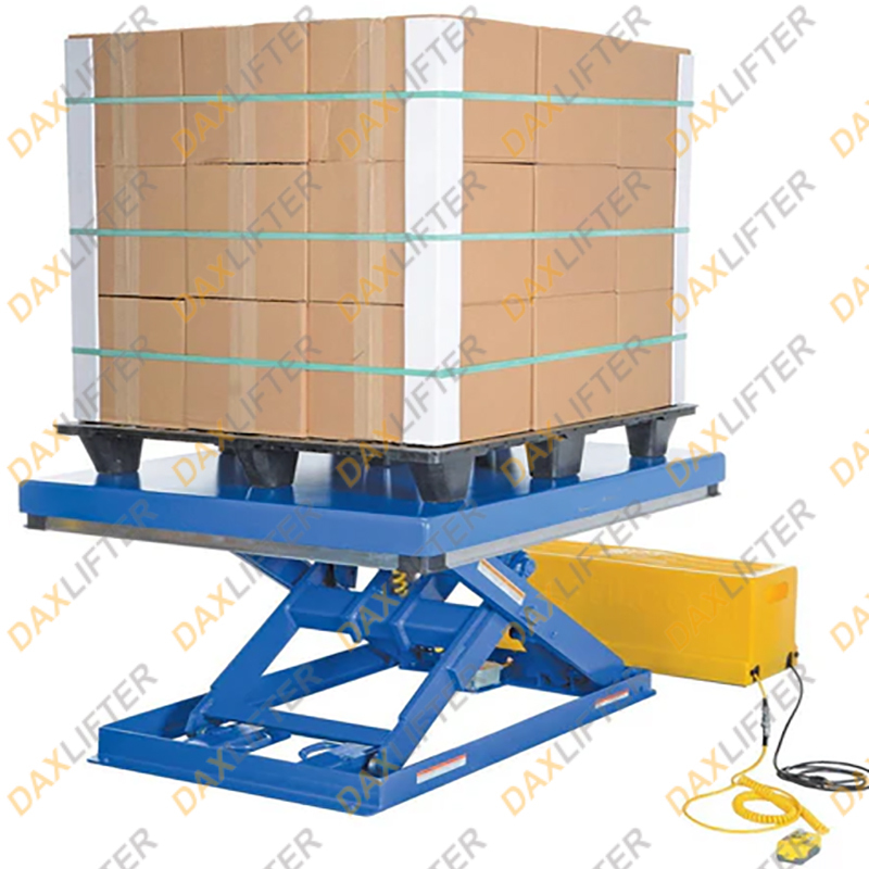 DAXLIFTER 4000kg Fixed Hydraulic Scissor Lift Table Stationary Electric Lifting Platform For Warehouse Material Handling