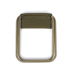 Bronze-colored folding iron chair