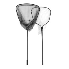 Black round three-way connector